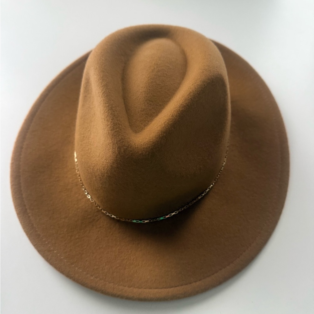 J. Crew Tan Fedora Hat